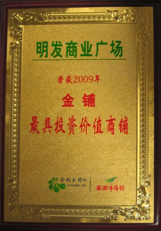 2009年最具投资价值商铺